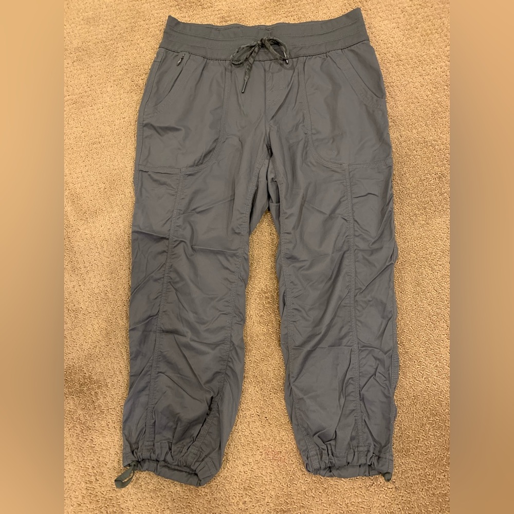 Gray North Face Capris Jogger